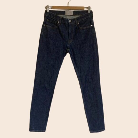 Everlane Ankle Mid Rise Stretch Ankle Jeans Size 27 Regular - Picture 1 of 11
